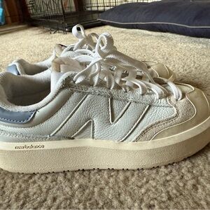 New Balance CT 302 Cream and White Casual Sneakers